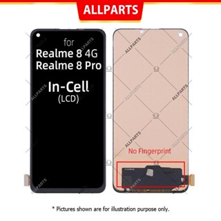 Display​ จอ ทัช สำหรับ OPPO Realme 8 4G 8 Pro LCD หน้าจอ พร้อมทัชสกรีน