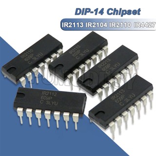 ชิปวงจรรวม IR21104PBF IR2113PBF IR2110PBF IR4427PBF DIP-14 IR2104 IR2113 IR2110 IR4427 DIP 5 ชิ้น