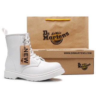 DR.MARTENS พร้อมส่ง ไซส์ 34-46 ดร. นิวอังกฤษ รองเท้าบูทมาร์ติน หนังวัวแท้ ข้อสูง กันลื่น สไตล์นักธุรกิจ สําหรับผู้ชาย และผู้หญิง