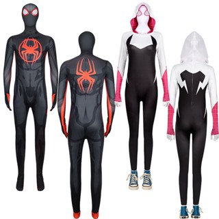 ชุดบอดี้สูทคอสเพลย์ Spider-Man Universe 2 Spider-Man Gwen สําหรับปาร์ตี้ฮาโลวีน