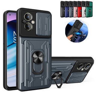 Shockproof Armor Case For OnePlus 10T Nord N20 N20 SE 5G N300 One Plus Ace Pro Casing Slide Camera Detachable Holder Lens Protection Bracket Metal Ring Back Cover