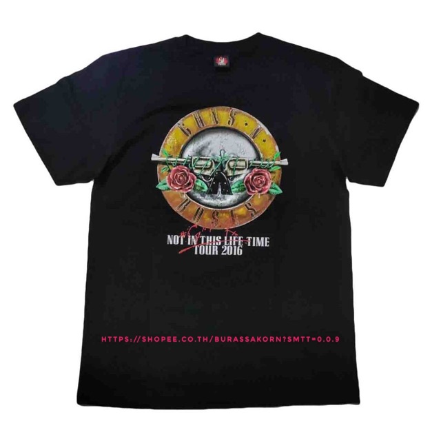 เสื้อวงร็อค Gun N Roses T-shirt Rock เสื้อยืดวงร็อค Gun N Roses