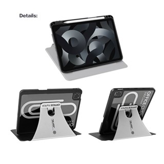 for case ipad Air4/Air5 10.9 Air3 10.5 pro11 2018/2020/2022 gen9/gen8/gen710.2 วัสดุอะคริลิค เคสไอเเพด หมุนได้ 360