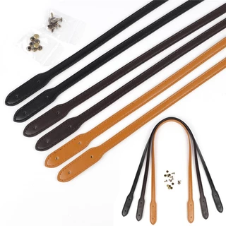 สายกระเป๋า หนัง PU สีพื้น เข้ากับทุกการแต่งกาย DIY 1 คู่