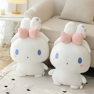 Yb1 หมอนตุ๊กตานุ่ม รูปการ์ตูน Sanrio Cinnamoroll ประดับโบว์ ของขวัญ สําหรับเด็ก ตกแต่งบ้าน BY1