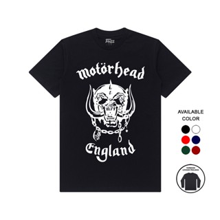 เสื้อยืด พิมพ์ลายวง Motorhead