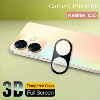 กระจกนิรภัยกันรอยเลนส์กล้อง สําหรับ Realme C55 NFC RealmeC55 Realme C55NFC C 55