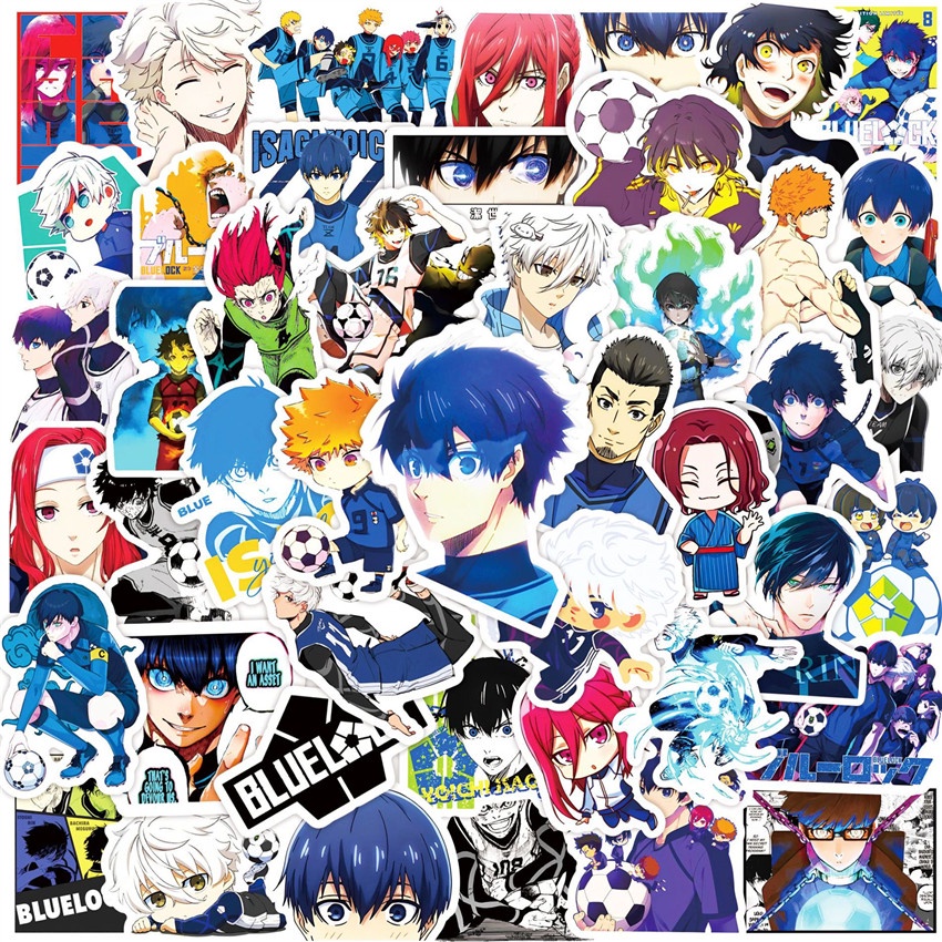 ❉ Blue Lock Series 01 Stickers ❉ 50Pcs/Set Fashion DIY Waterproof Decals Doodle Stickers