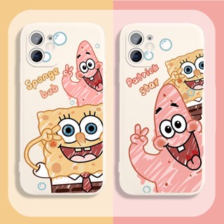 เคสโทรศัพท์มือถือ ซิลิโคนนิ่ม ลายการ์ตูนสพันจ์บ็อบ สําหรับ Iphone 14pro 13 8p 12 xsmax 6S 11 Se 2020 XR Plus