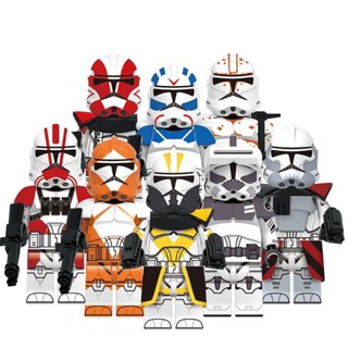 ของเล่นตัวต่อฟิกเกอร์ Star The Clone Trooper 501th ARC Captain Grey Space Wars ขนาดเล็ก ของขวัญ สําหรับเด็ก