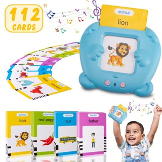 Toddler Early Learning Flash Cards Reader Machine Educational Toy Talking Toys Cards Musical with Sound Effect