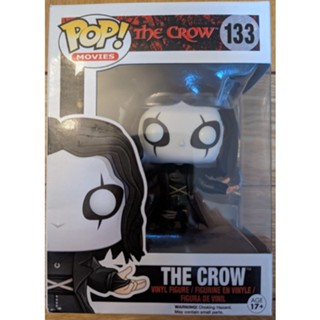 Funko Pop! หนังเรื่อง The Crow #133 / the Crow (เรืองแสงในที่มืด) #ฟิกเกอร์ไวนิล 133 พร้อมตัวป้องกัน