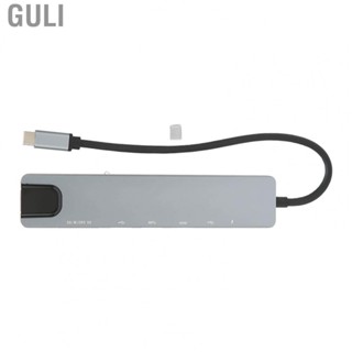 Guli 8 in 1 USB C Hub USB C Hub Adapter 8 in 1 for Home for Travel for Office 