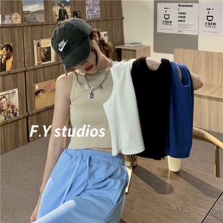 𝙁.𝙔 𝙨𝙩𝙪𝙙𝙞𝙤𝙨 พร้อมส่งจากไทย NO.246 เสื้อกล้ามลําลอง คอกลม แขนกุด เซ็กซี่ สไตล์เกาหลี สําหรับผู้หญิง