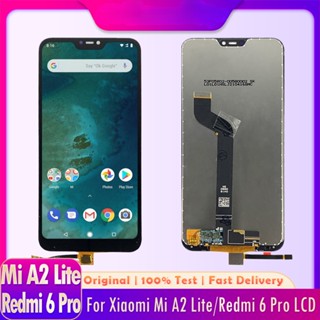 หน้าจอสัมผัส LCD 5.84 นิ้ว พร้อมกรอบ แบบเปลี่ยน สําหรับ Xiaomi Mi A2 Lite Xiaomi Redmi 6pro M1805D1SG