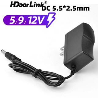 Hdoolink อะแดปเตอร์ชาร์จพาวเวอร์ซัพพลาย AC 110-240V DC 5V 9V 12V 1A 2A Eu Us สําหรับแถบไฟ LED