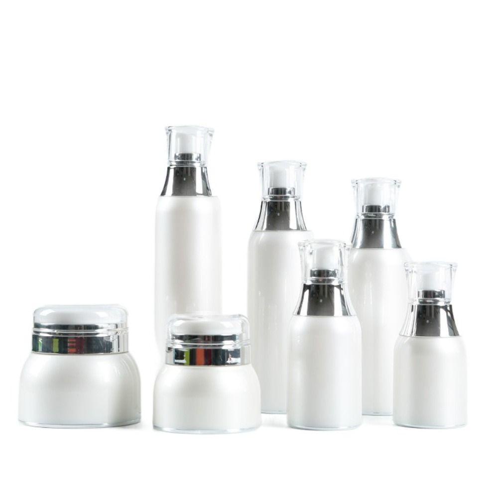 SHOEEMPORIUM ขวดปั๊มสูญญากาศ Airless สีขาวขวดรีฟิลขวดโลชั่นคอนเทนเนอร์เครื่องสําอางครีมรีฟิลกระป๋องแต่งหน้าเก็บ Vials ขวดเครื่องสําอาง ราคา ถูกที่สุด ดีลบีเคเค แกลเลอรีภาพที่ 9