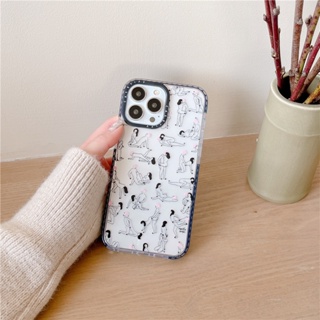 High quality CaseTify เคสโทรศัพท์ซิลิโคน TPU ใส แบบนิ่ม กันกระแทก สําหรับ iPhone 14 Pro Max 11 12 13 Pro Max XS Max 7 8 Plus