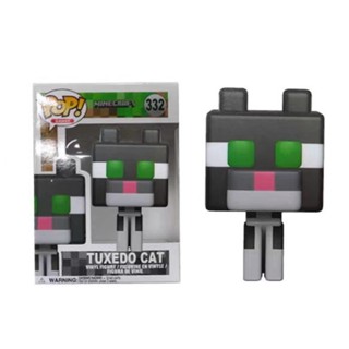 ฟิกเกอร์ Funko POP 332 Games: Minecraft - Tuxedo Cat ของเล่นสําหรับเด็ก