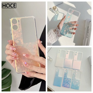 Hoce เคสโทรศัพท์มือถือ กันกระแทก ลายเพชร เปลี่ยนสีได้ สําหรับ Oppo Find N2 Flip 5G