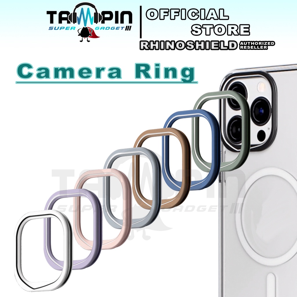 Rhinoshield Clear Case Solid Suit Casing for i Phone 14 / 13 Series - CAMERA RING ONLY [Add-On]