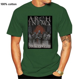 เสื้อยืดแขนสั้น คอกลม ผ้าฝ้าย 100% พิมพ์ลาย Arch Enemy War Eternal - Nuovo E Originale สําหรับผู้ชาย และผู้หญิงS-5XL