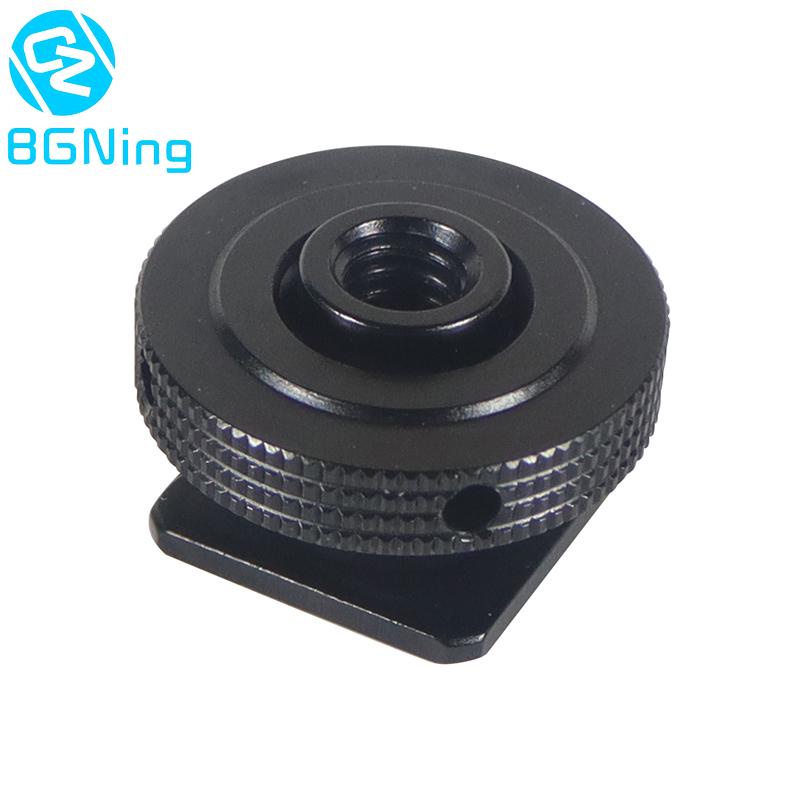 Bgning อะแดปเตอร์สกรูเมาท์ขาตั้งกล้อง DSLR 1/4 นิ้ว สําหรับขาตั้งไมโครโฟน