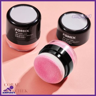 พร้อม Stcok Fomix 1Pc Air Cushion Blush Lazy Mist Face Rouge Powder Long-Lasting Cheek Contour Blush ผู้หญิงเครื่องสำอาง Blusher -AME1