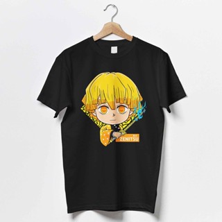 Demon Slayer Zenitsu Agatsuma v2 Anime Manga Graphic T-Shirt | Japanese Theme Anime Tee | Unisex Anime Graphic T-Sh_03