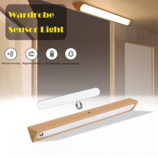 【TokTik Hot Style】 Magnetic Sensor Light wardrobe USB Charging Portable Wireless LED Lamp for Closet Cabinet