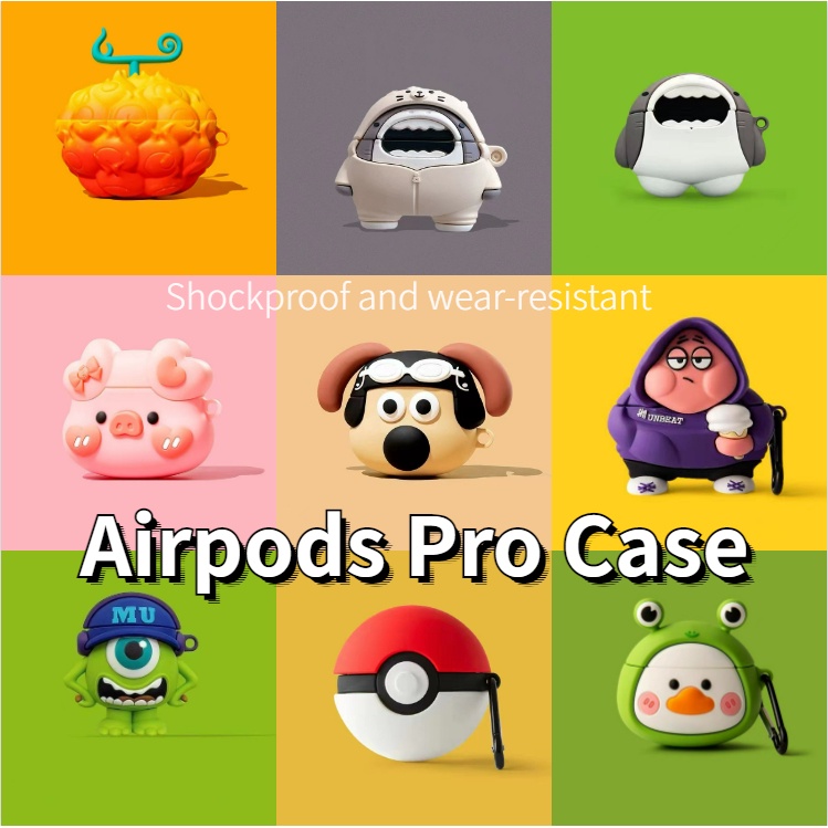 พร้อมส่ง! เคสหูฟัง แบบนิ่ม ลายการ์ตูน สําหรับ Airpods Pro