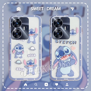 ใหม่ เคสโทรศัพท์มือถือ TPU นิ่ม ปิดด้านหลัง กันกระแทก ลายการ์ตูนน่ารัก สีฟ้า สําหรับ Realme C55 10 Pro 5G Coca-Cola Edition 2023 RealmeC55