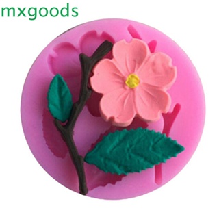 Mxgoods แม่พิมพ์ซิลิโคนลายฉลุสําหรับทําเค้กช็อคโกแลตขนมช็อคโกแลต Diy