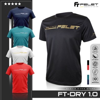 Felet FT-Dry 1.0 เสื้อแบดมินตัน Baju Badminton Jersey Baju Mircrofiber t Shirt Quick Dry Fit Shirt Baju Sukan