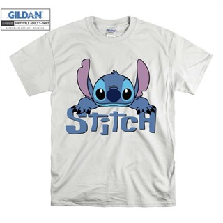 [S-5XL] GILDAN เสื้อยืด พิมพ์ลาย Stitch วาฟเฟิลน่ารัก เหมาะกับของขวัญ สําหรับผู้ชาย และผู้หญิง