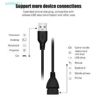 Xo94ol สายเคเบิลต่อขยาย USB 2.0 0.6 ม. 1 ม. 1.5 ม.