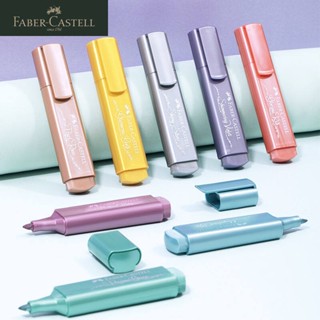 Faber-castell ปากกาไฮไลท์เมทัลลิก 8 ชิ้น สําหรับนักเรียน