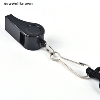 [newwellknown] Football Soccer Sports Referee Plastic Whistle Lanyard Emergency Loud Sound SDA