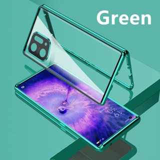 เคสแม่เหล็ก ป้องกันเลนส์ สําหรับ Xiaomi Poco F2 X2 M3 X3 GT Mix 4 Civi 2 1s กันชนโลหะ เคสกระจกนิรภัยสองด้าน