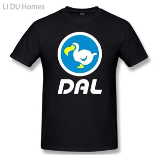 Lidu เสื้อยืดคอกลม แขนสั้น ผ้าฝ้าย 100% พิมพ์ลาย Dodo Airlines AC คุณภาพสูง สําหรับคู่รักS-5XL