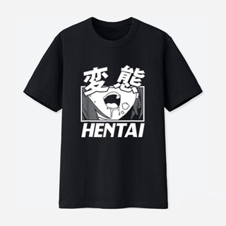 เสื้อยืดแขนสั้นhentai เสื้อยืดพิมพ์ลายการ์ตูน lewd สไตล์ญี่ปุ่นS-5XL