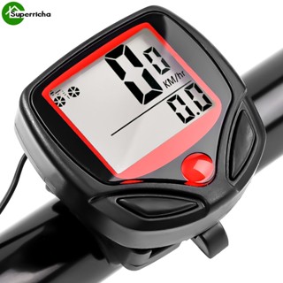 1 ชุด LCD จักรยาน Speedometer MTB อุปกรณ์ขี่จักรยาน Speed Counter Code ตารางขี่จักรยานออกกําลังกายจับเวลากันน้ําดิจิตอลจักรยานขี่นาฬิกาจับเวลา