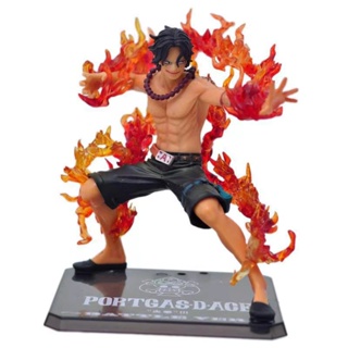 โมเดลฟิกเกอร์ PVC อนิเมะ One Piece Portgas D Ace Battle Fire ขนาด 14 ซม. ของเล่นสําหรับเก็บสะสม