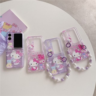 เคสโทรศัพท์มือถือ แบบแข็ง ป้องกันกระแทก ลายการ์ตูนแมว KT CAT สําหรับ Oppo Find N2