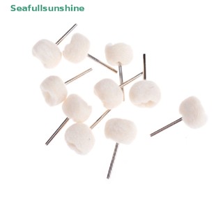 Seaf&gt; Wool Polishing Brush Grinding Wheel Brushes for Drill Rotary well