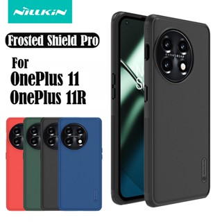 สําหรับ OnePlus 11 11R Ace 2 เคส NILLKIN ป้องกันลายนิ้วมือ ฮาร์ดพีซี เคลือบด้าน ป้องกันกล้อง เคสโทรศัพท์