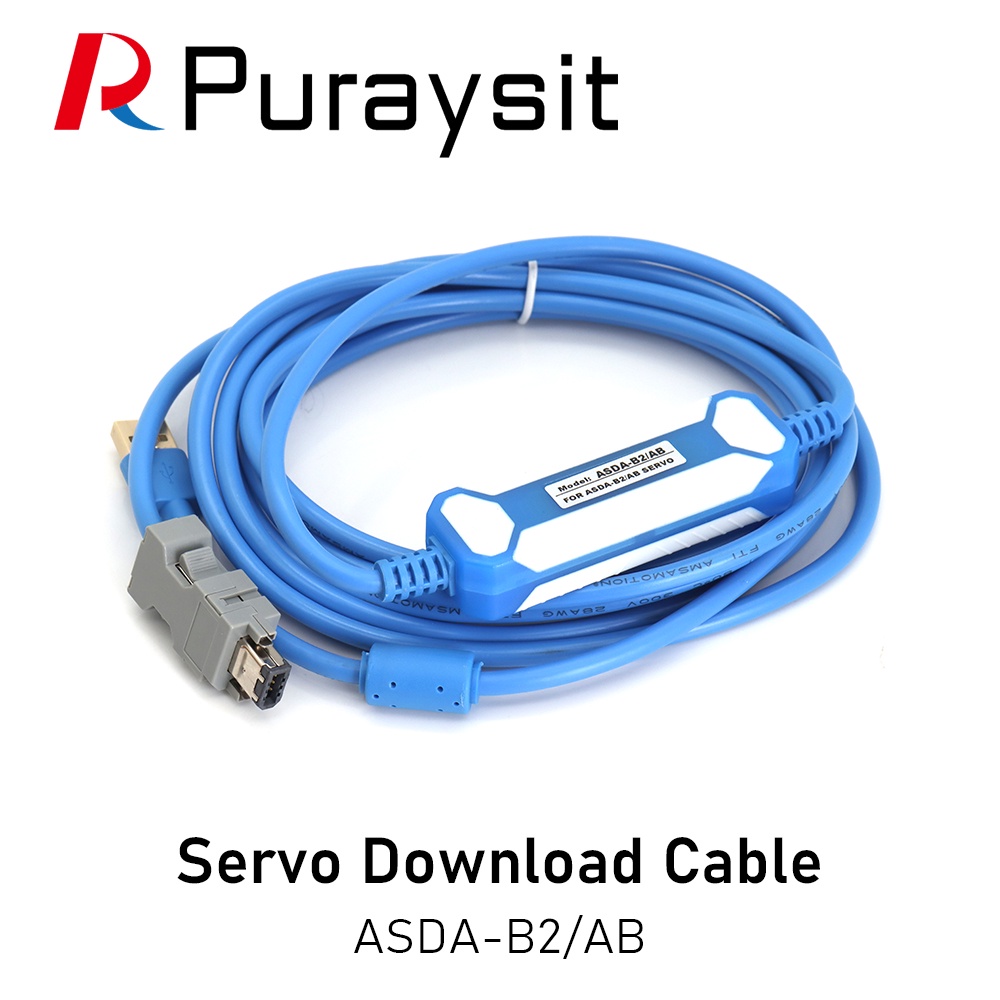 SZ Puraysit Servo Driver การเขียนโปรแกรมดาวน์โหลดสาย USB-ASD-CNUSOA08 สําหรับ Delta ASDA-B2/AB