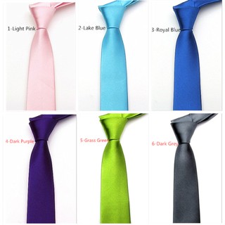 20 Colors Korean Men 5cm Narrow Tie Skinny Ties Faux Silk Casual Slim Neckties Formal Business Graduation Wedding Party Neckwear LY