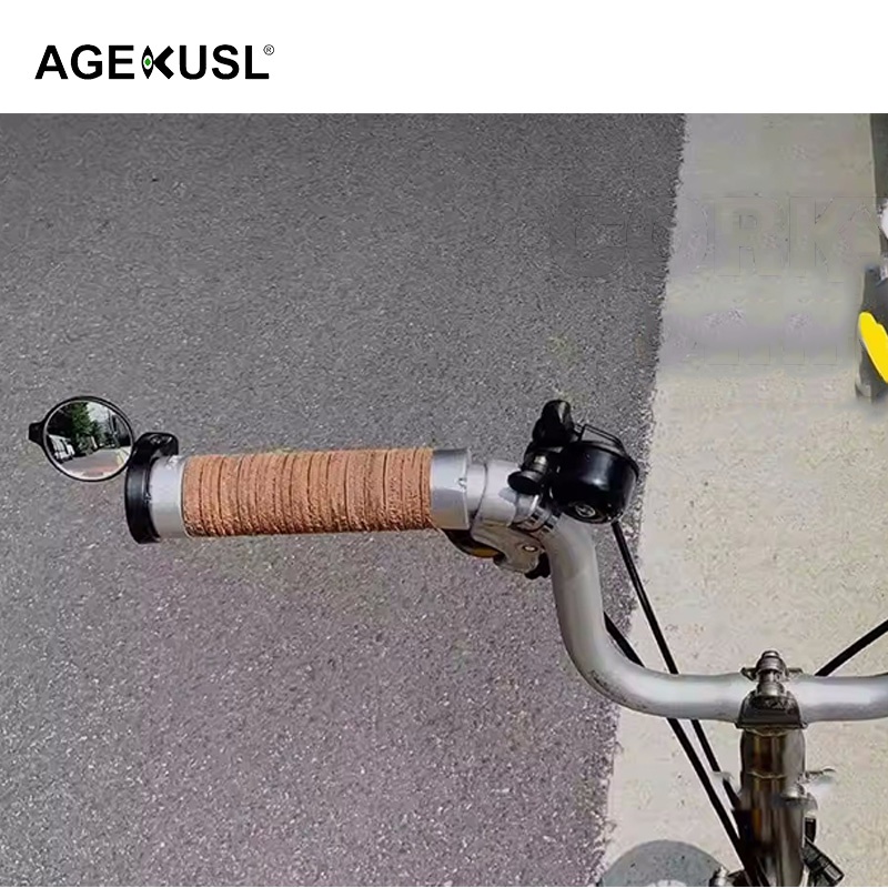 Agekusl กระจกมองหลัง แบบนูน หมุนได้ ปรับได้ สําหรับติดแฮนด์รถจักรยาน MTB ราคา ถูกที่สุด ดีลบีเคเค แกลเลอรีภาพที่ 6