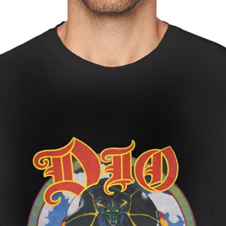 ✤✉◕เสื้อยืด พิมพ์ลาย Dio 1985 Dio Sacred Heart Man สไตล์ฮาราจูกุ สําหรับผู้ชาย_03